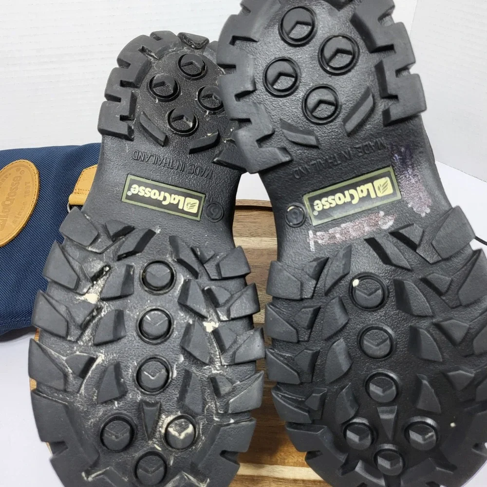 LaCrosse‎ Women Vintage Y2K Navy Blue Waterproof Pac Winter Snow Boots Size 6